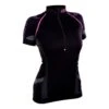 Bv Sport Haut Technique Anatomical Shirt Demi Zip Nature 3 Femme Noir