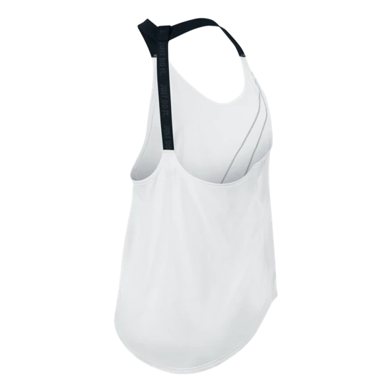 Nike Elastika Graphic Tank Femme Blanc 2 Nike Elastika Graphic Tank Femme Blanc – Image 2