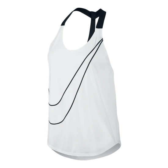 Nike Elastika Graphic Tank Femme Blanc 1 Nike Elastika Graphic Tank Femme Blanc
