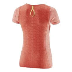 Salomon Elevate Seamless Short Sleeves Tee Femme Abricot -Tenue Active main 92263 73414 3 5bdf