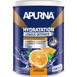 Apurna Boisson Hydratation Longue Distance Orange Pot 500g   
