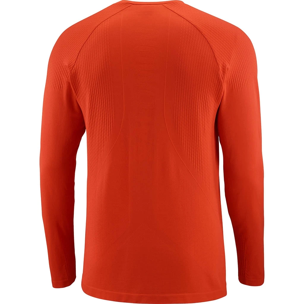Salomon Sense Long Sleeve Tee Homme Rouge 2 Salomon Sense Long Sleeve Tee Homme Rouge – Image 2