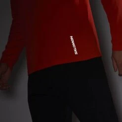 Salomon Sense Long Sleeve Tee Homme Rouge 15 Salomon Sense Long Sleeve Tee Homme Rouge -Tenue Active main LC1878200 4 MOD senselstee fieryred reflective m.png.high res 8a0f