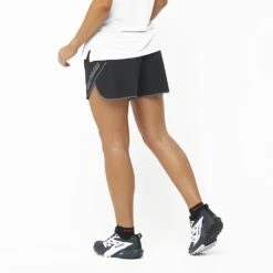 Salomon Sense Aero 5 Short Femme -Tenue Active main LC1891500 1 MOD senseaero5short deepblack run w 9ccc