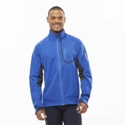 Salomon Gore-Tex Pro Jacket Homme -Tenue Active main LC1956700 0 MOD gtxprowsjkt nauticalblue run m ee30