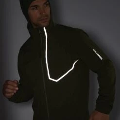 Salomon Bonatti Trail Homme Kaki -Tenue Active main LC2043300 11 MOD bonattitrailjkt forestnight reflectivefront m 588a