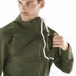 Salomon Bonatti Trail Homme Kaki -Tenue Active main LC2043300 5 MOD bonattitrailjkt forestnight pocheflask m 7b8c