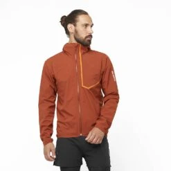 Salomon Bonatti Trail Homme -Tenue Active main LC2043400 0 MOD bonattitrailjkt burnthennascarletibis run m d601