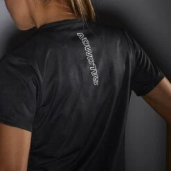 Salomon Sense Aero Femme Noir -Tenue Active main LC2045500 4 MOD senseaerosstee periscopedeepblack logoreflectif w 3674