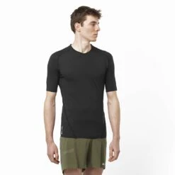 S-Lab S-Lab Speed Homme Blanc -Tenue Active main LC2127300 0 MOD slabspeedtee deepblack run m a263