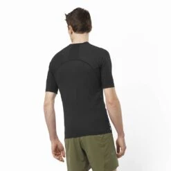 S-Lab S-Lab Speed Homme Blanc -Tenue Active main LC2127300 1 MOD slabspeedtee deepblack run m abf4