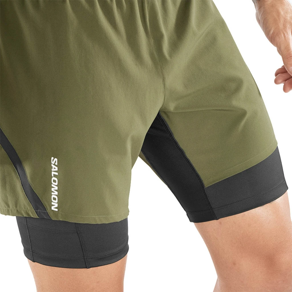 Salomon Cross Twinskin Homme Kaki 2 Salomon Cross Twinskin Homme Kaki – Image 2