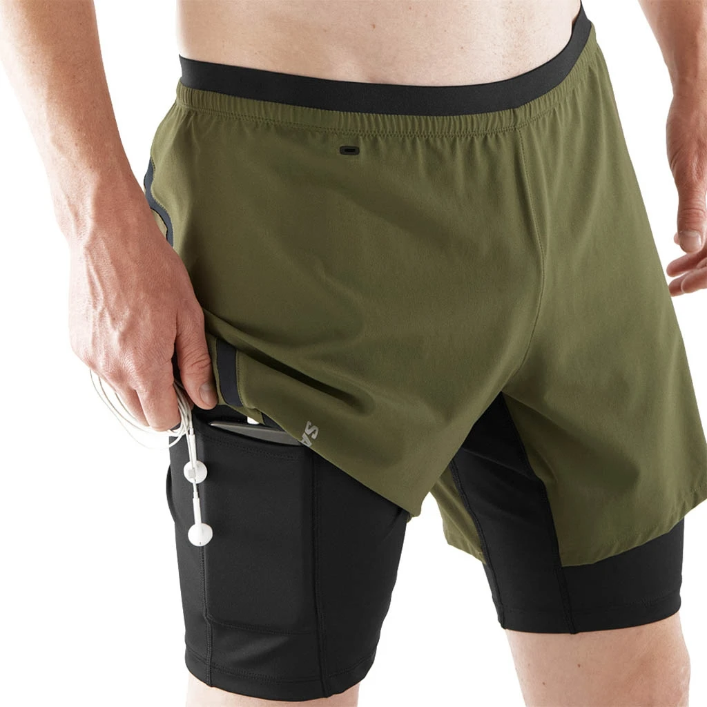 Salomon Cross Twinskin Homme Kaki 3 Salomon Cross Twinskin Homme Kaki – Image 3