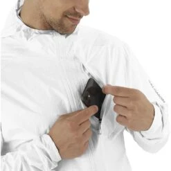 Salomon Bonatti WaterProof Homme Blanc -Tenue Active main SALO07745 05 1 391a