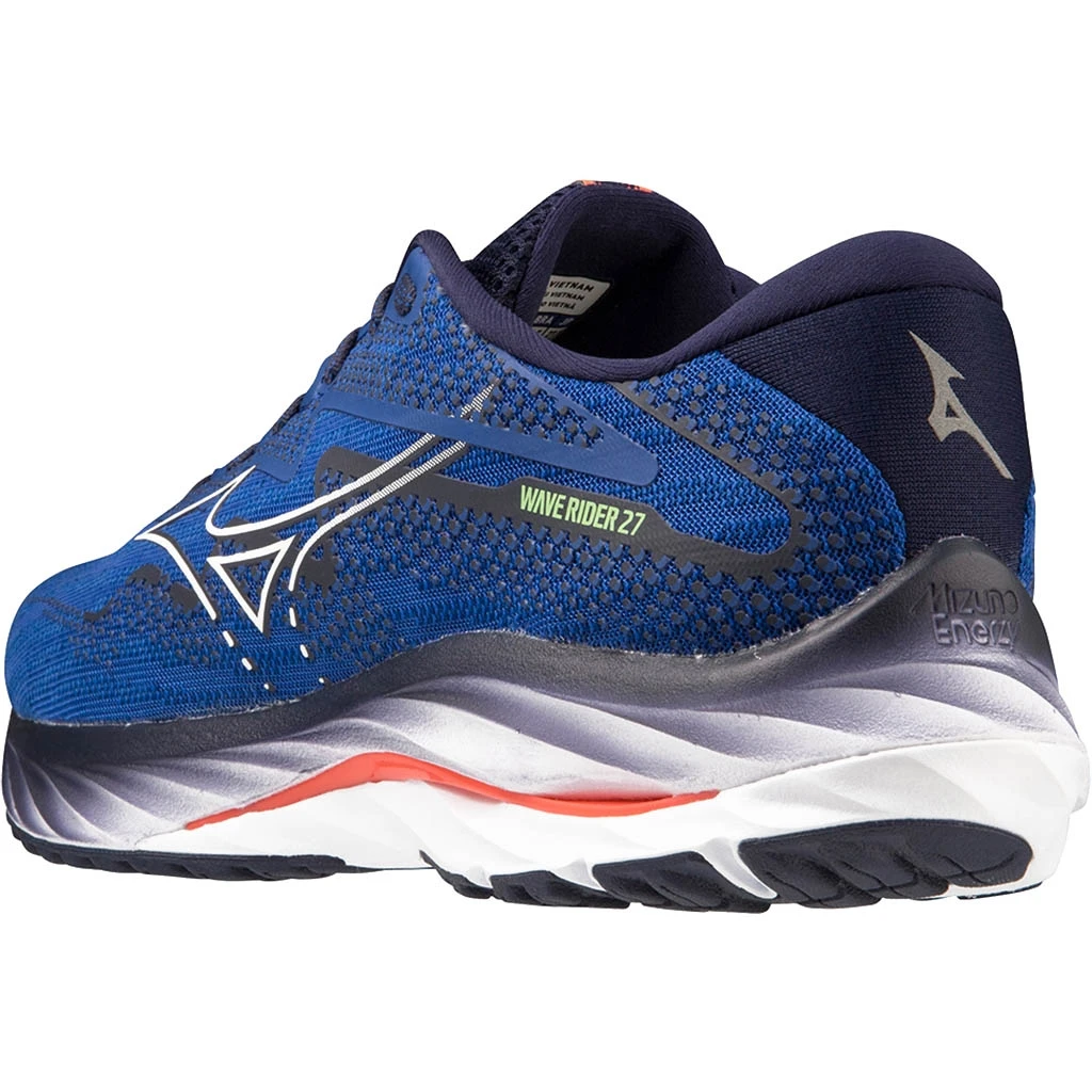 Mizuno Wave Rider 27 Homme Bleu Marine 5 Mizuno Wave Rider 27 Homme Bleu Marine – Image 5