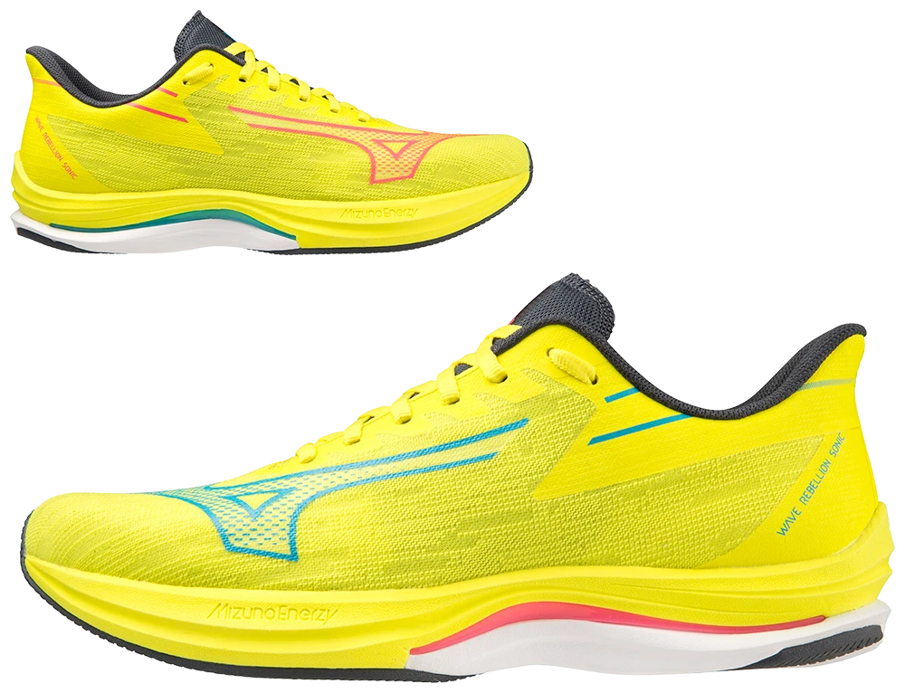 Mizuno Wave Rebellion Sonic Homme Jaune 5 Mizuno Wave Rebellion Sonic Homme Jaune – Image 5