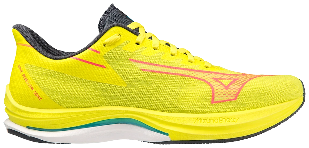 Mizuno Wave Rebellion Sonic Homme Jaune 1 Mizuno Wave Rebellion Sonic Homme Jaune