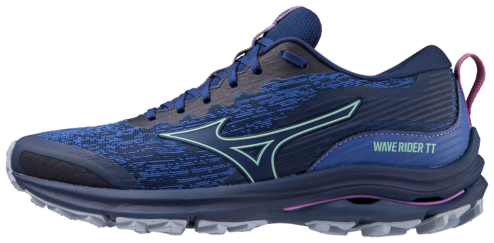 Mizuno Wave Rider TT Femme Bleu Marine 2 Mizuno Wave Rider TT Femme Bleu Marine – Image 2