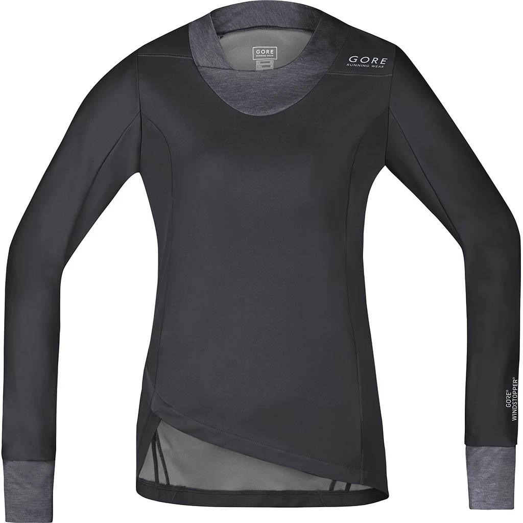 Gore Maillot À Manches Longues Sunlight Windstopper Soft Shell Femme Noir 1 Gore Maillot À Manches Longues Sunlight Windstopper Soft Shell Femme Noir