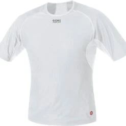 Gore Maillot Essential Base Layer Windstopper Homme Blanc