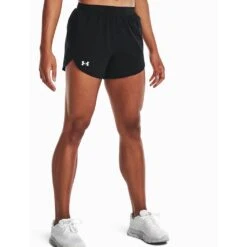 Under Armour Fly By Elite 3 Inches Short Femme Noir -Tenue Active main V5 1369766 001 FC 8747