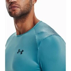 Under Armour Armourprint Long Sleeve Homme -Tenue Active main V5 1376787 433 COLLAR 3675