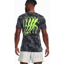 Under Armour Run Anywhere Short Sleeve Tee Homme -Tenue Active main V5 1377852 012 COLLAR 767d
