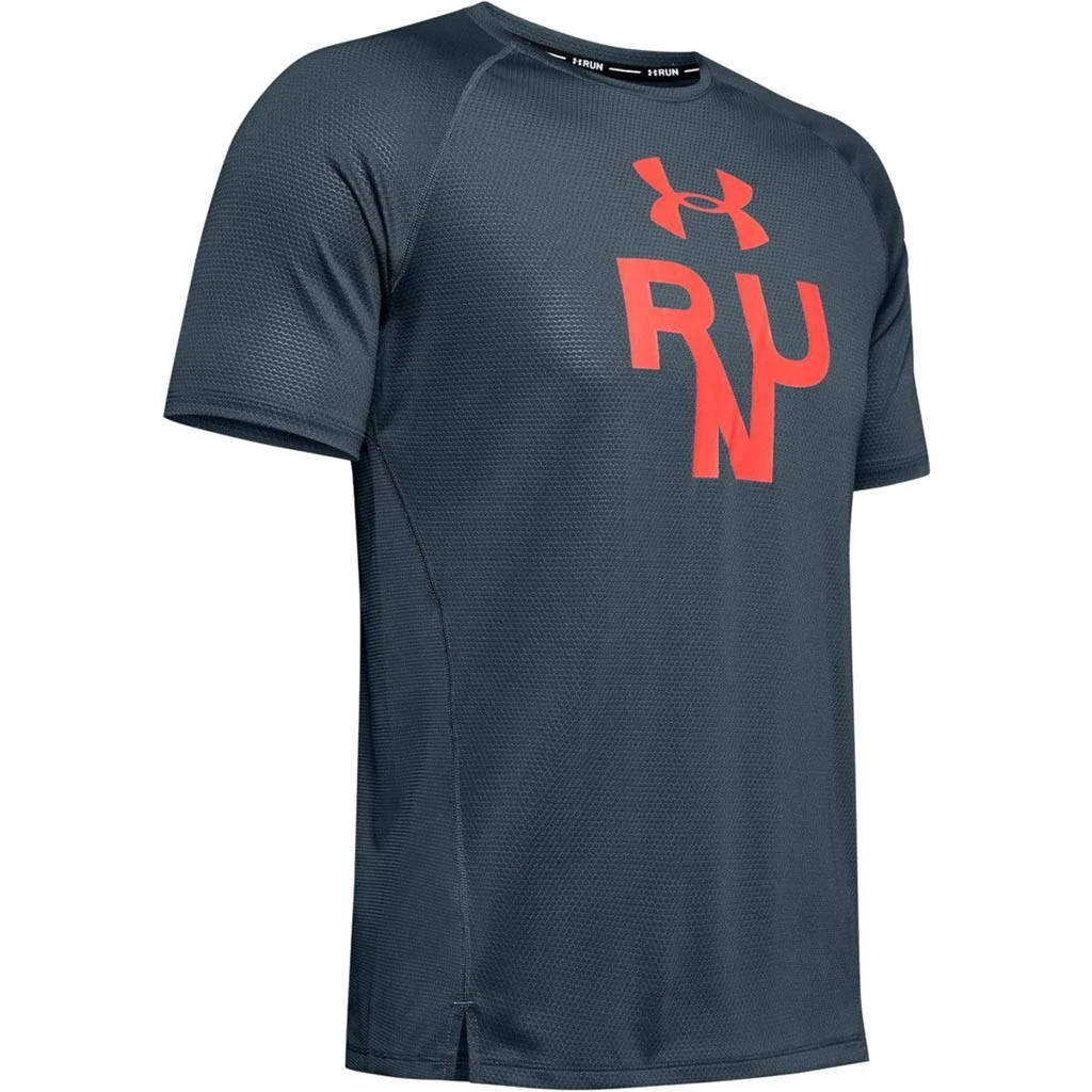 Under Armour Qualifier Glare Short Sleeves Homme Gris 1 Under Armour Qualifier Glare Short Sleeves Homme Gris