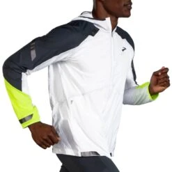 Brooks Running Run Visible Convertible Jacket Homme Blanc -Tenue Active main brooks run visible convertible jacket d565