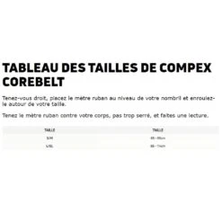 Compex Compex Corebelt 1.0 Set L/XL Noir -Tenue Active main compex guide 1 9874