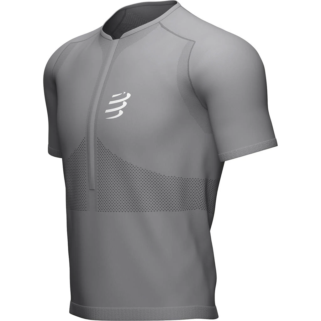 Compressport Trail Half-Zip Fitted Short Sleeve Top Homme Bleu – Image 3