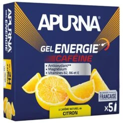 Apurna Gel Energie Citron  - Etui 5 X 35g -2h Defforts