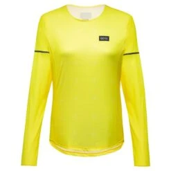 Gore Wear Contest Long Sleeve T-Shirt Femme Jaune
