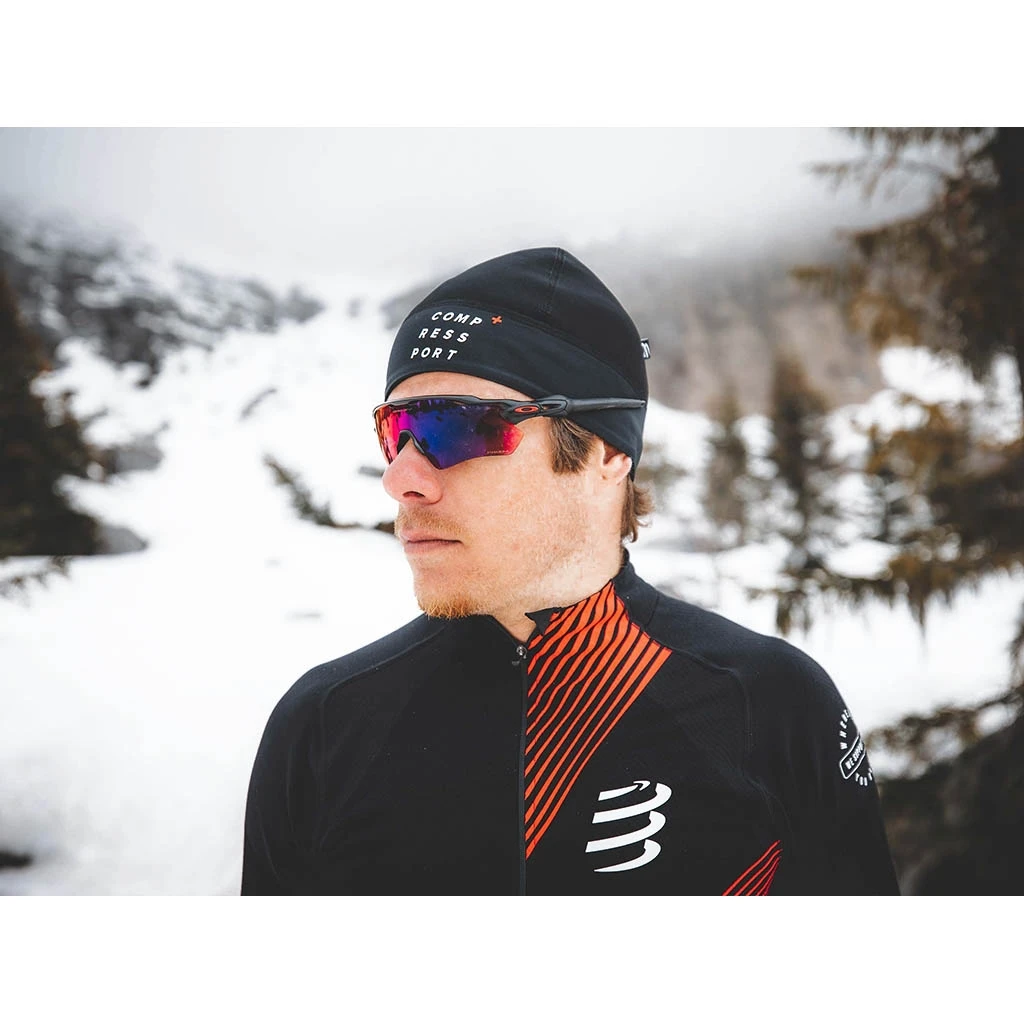 Compressport Hurricane Beanie Noir 2 Compressport Hurricane Beanie Noir – Image 2