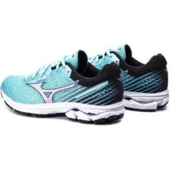 Mizuno Wave Rider 22 Femme Turquoise -Tenue Active main mizuno chaussures wave rider 22 j1gd183169 bleu 2 9a15