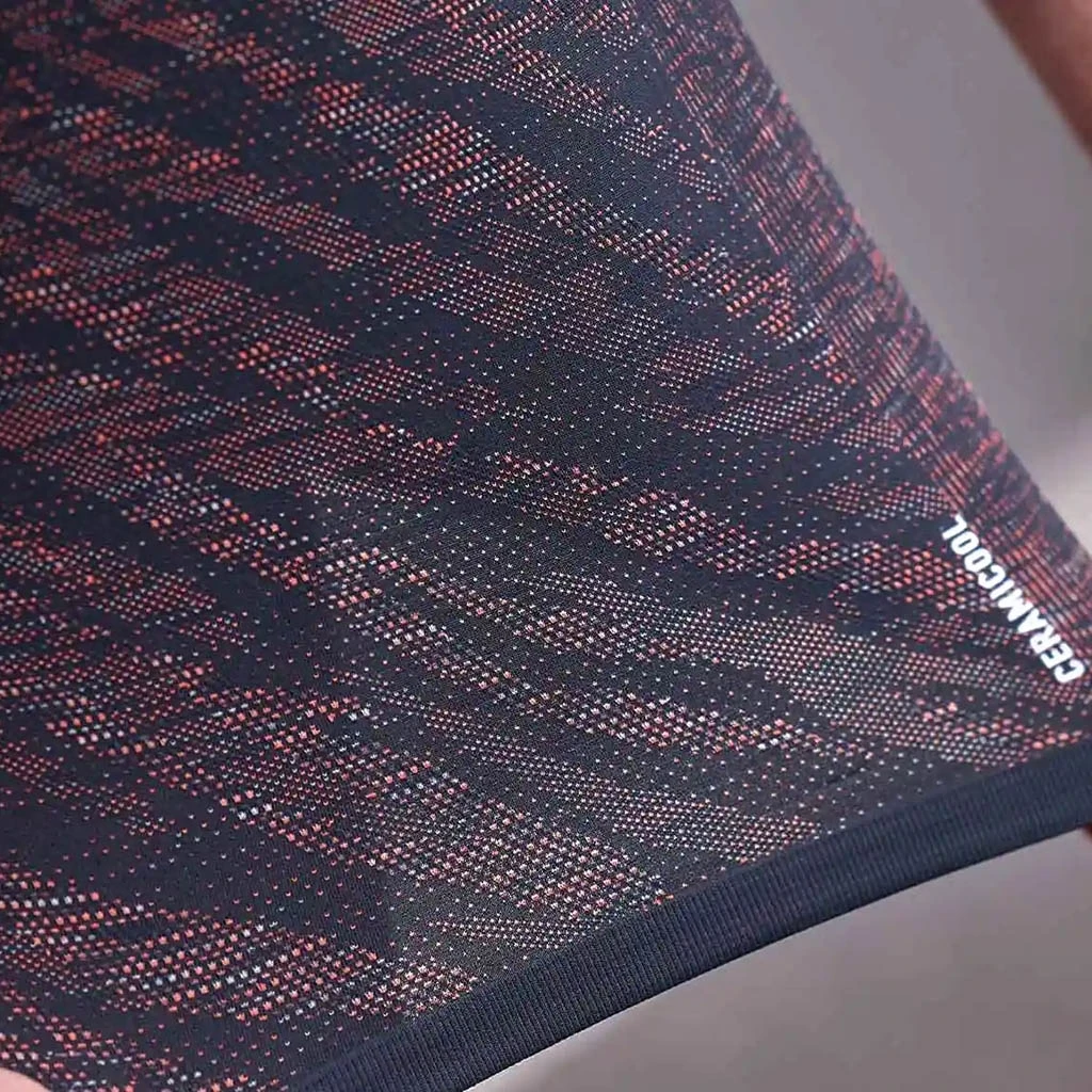 Odlo Brassiere Seamless Medium Ceramicool Femme Gris 5 Odlo Brassiere Seamless Medium Ceramicool Femme Gris – Image 5