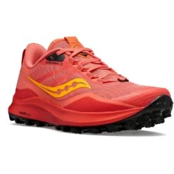 Saucony Peregrine 12 Femme Rouge -Tenue Active main saucony peregrine 12 coralredrock 6215