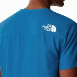 The North Face Flight Weightless Short Sleeve Shirt Homme Bleu -Tenue Active main t l chargement 34 5575