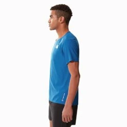 The North Face Flight Weightless Short Sleeve Shirt Homme Bleu -Tenue Active main t l chargement 37 80e6