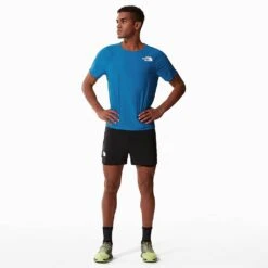 The North Face Flight Weightless Short Sleeve Shirt Homme Bleu -Tenue Active main t l chargement 39 0d46