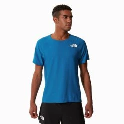 The North Face Flight Weightless Short Sleeve Shirt Homme Bleu -Tenue Active main t l chargement 40 e349