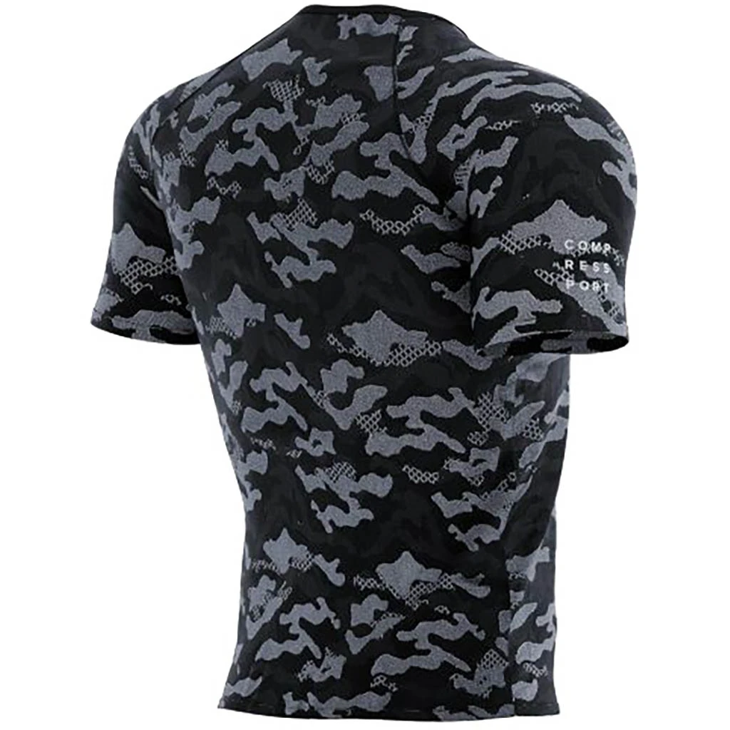 Compressport Training Short Sleeve Tshirt Camo Premium Homme 2 Compressport Training Short Sleeve Tshirt Camo Premium Homme – Image 2
