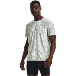 Under Armour Iso-Chill Laser Short Sleeve Homme Blanc -Tenue Active main under armour 1374864 592 0 8f95