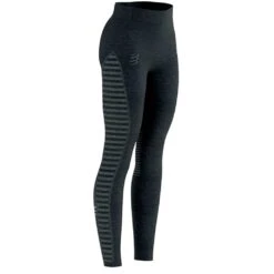 Compressport Winter Running Legging Femme Noir
